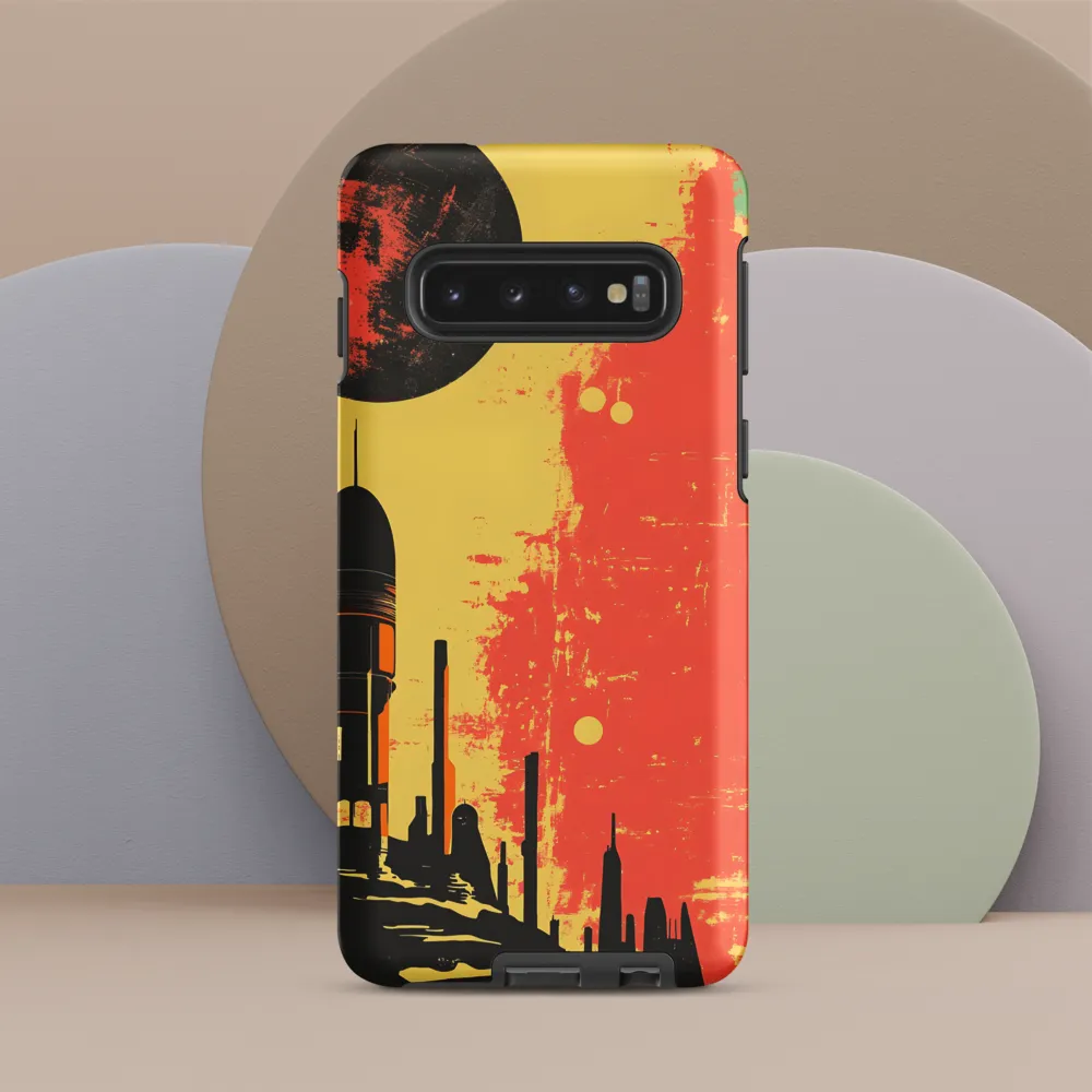Journey to the Stars: A Retro-Futuristic Landscape