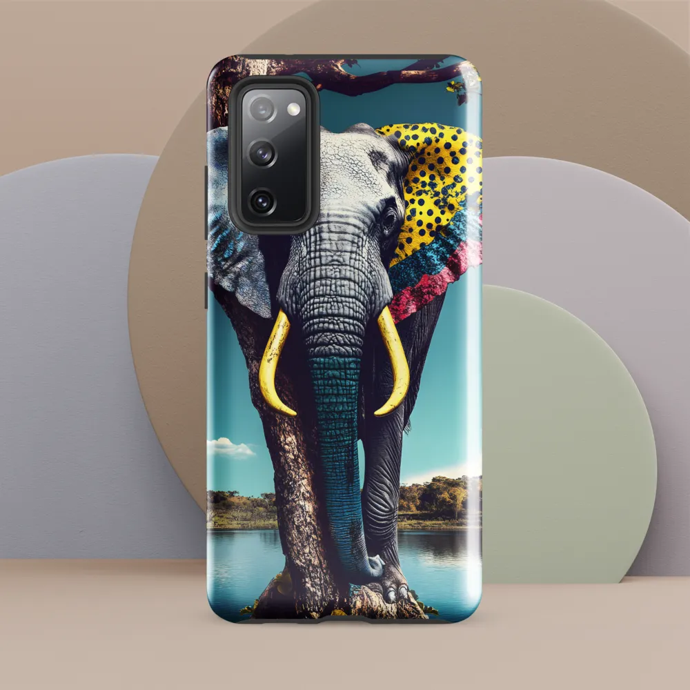 Playful Elegance: The Surreal Elephant