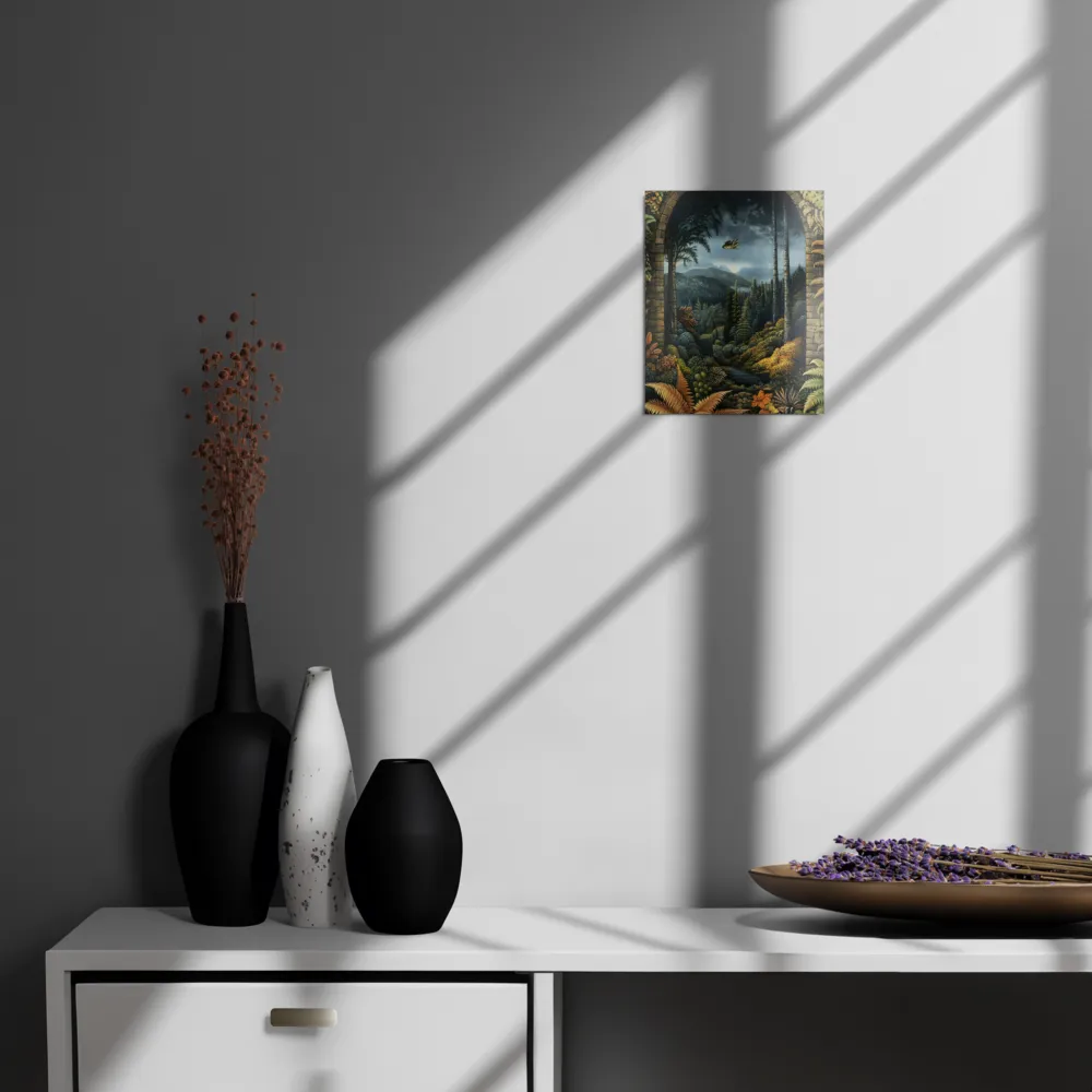 Whispers of the Enchanted Forest | Metal Print | 8″×10″