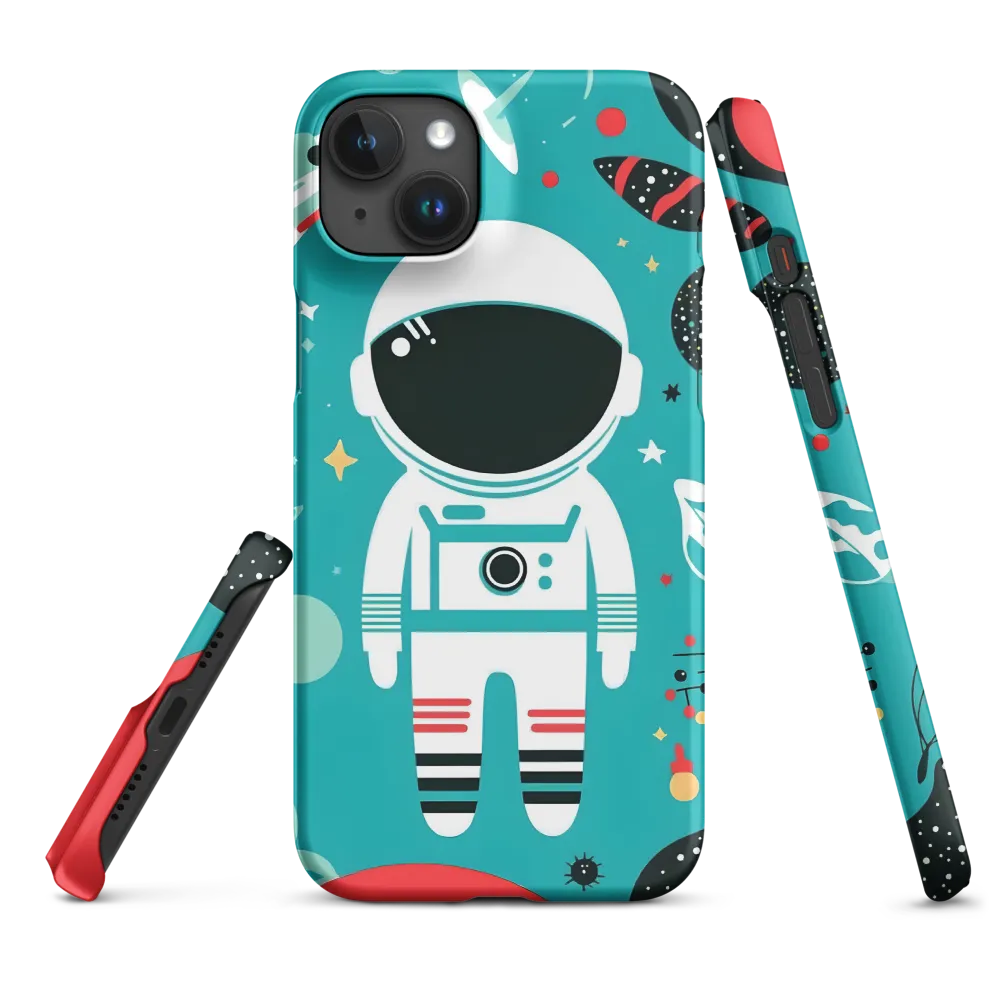 Whimsical Astronaut in Cosmic Wonderland