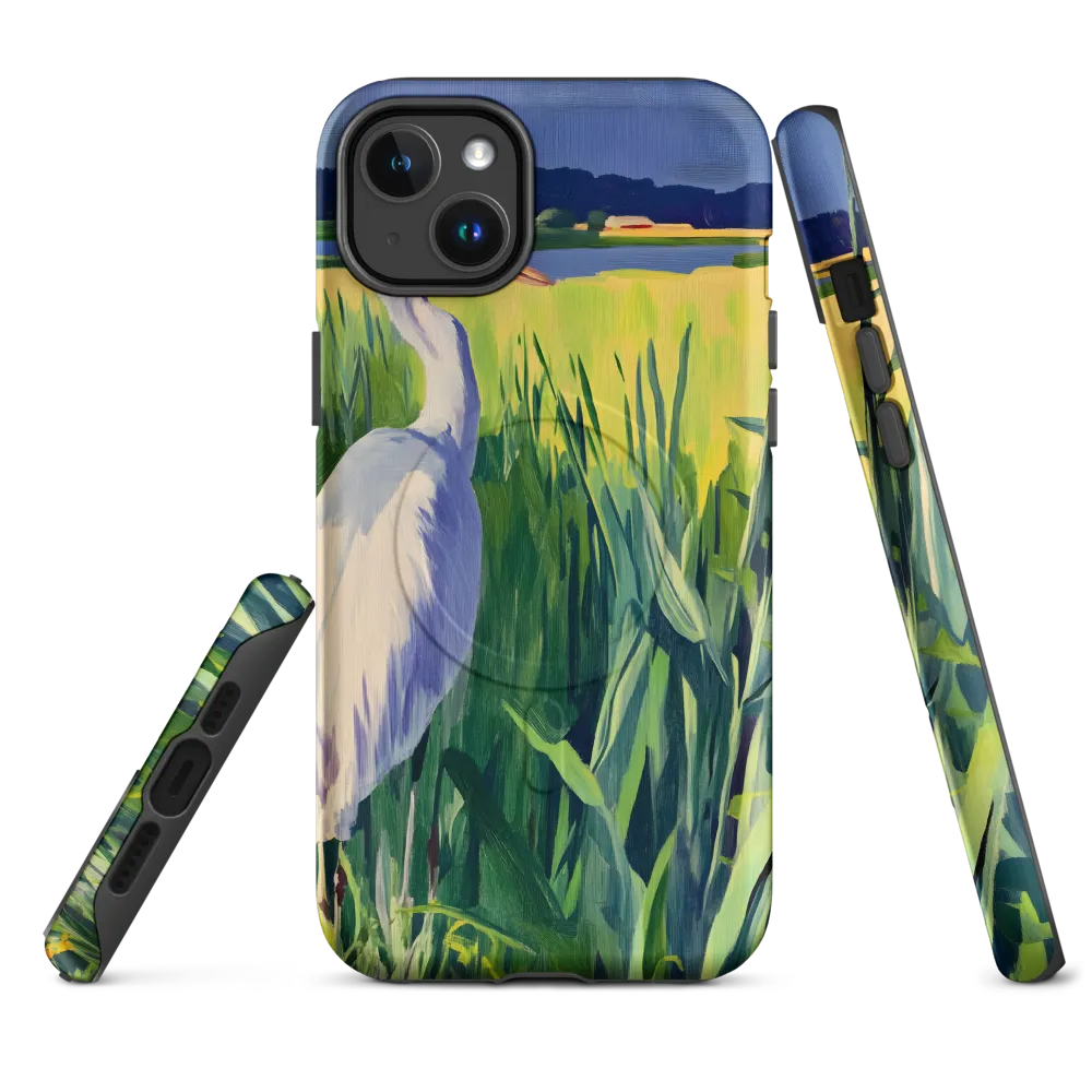Graceful Presence: The Heron in the Meadow