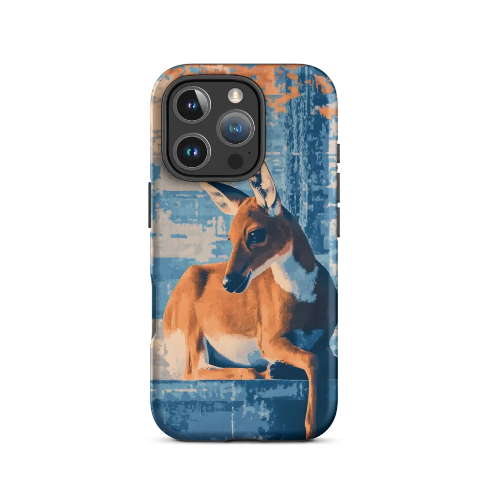 Serenity in Color: The Reclining Deer | Phone Case |  16 Pro | Tough Case | Matte