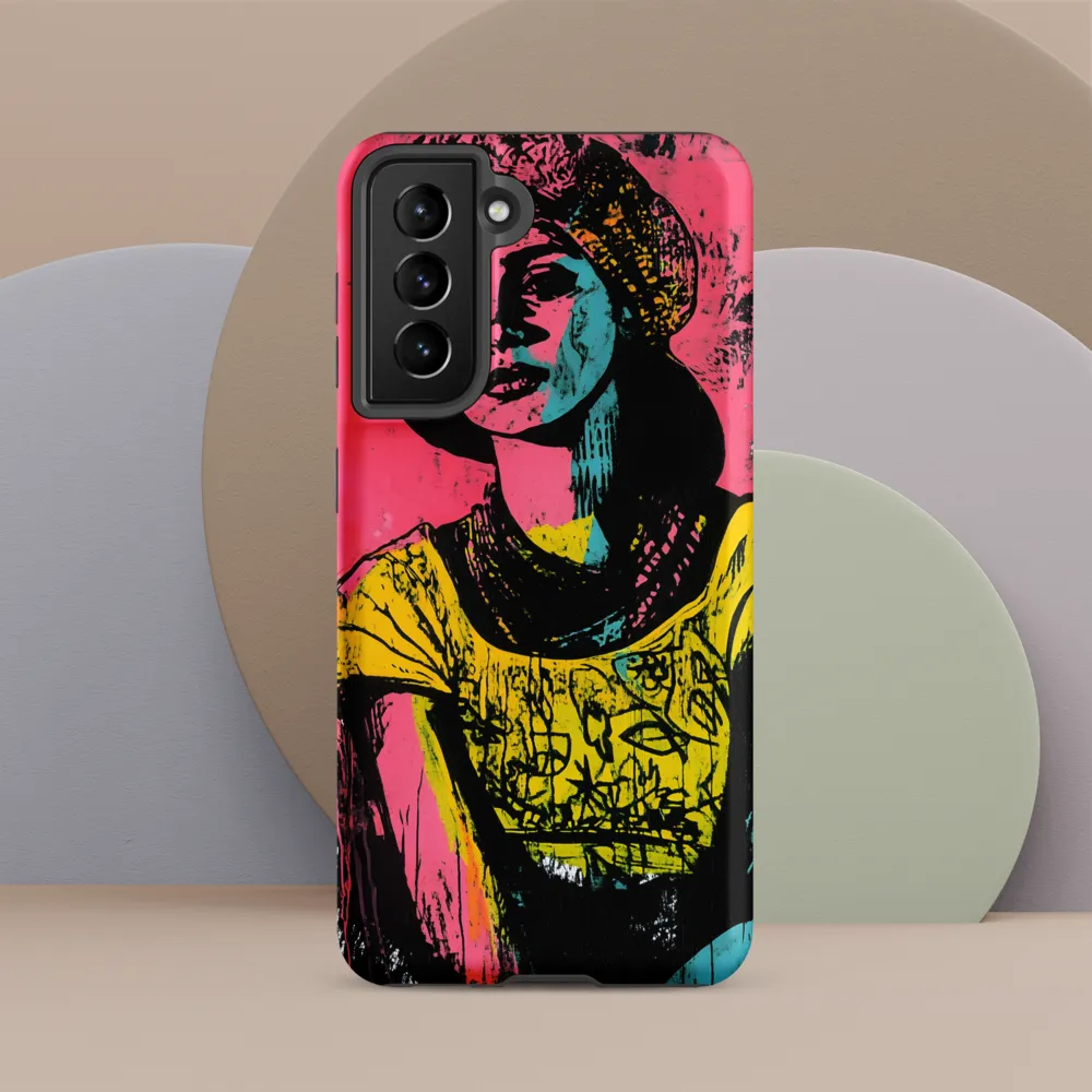 Urban Elegance: A Graffiti Portrait