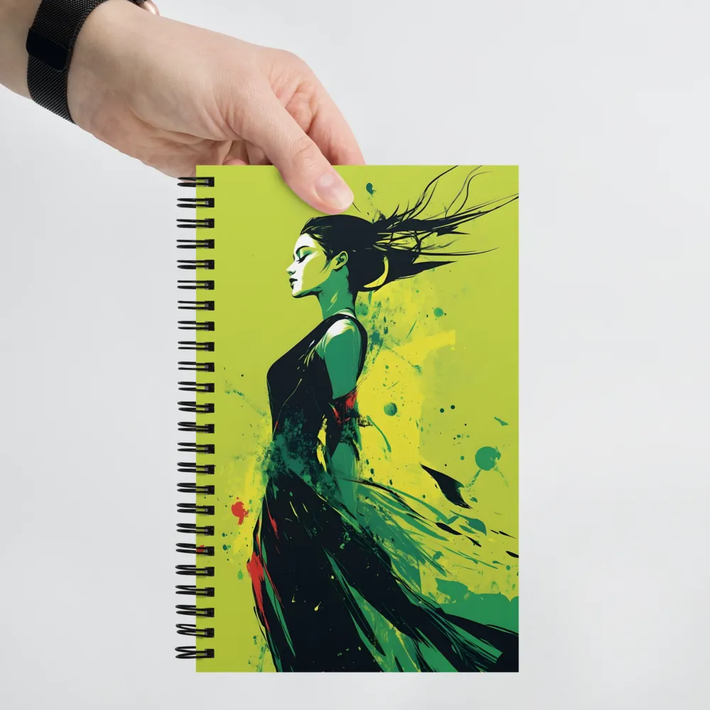 Ethereal Motion | Spiral Notebook