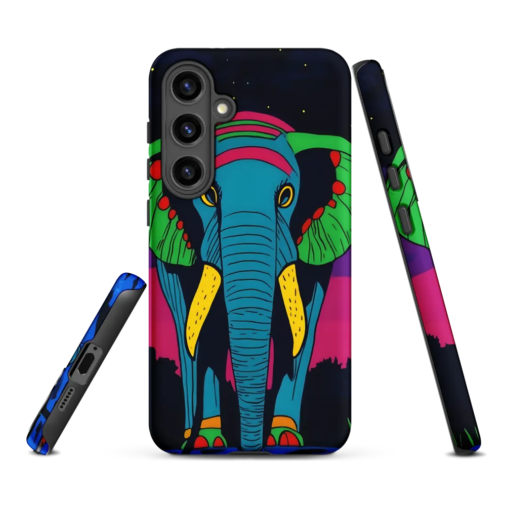 Whimsical Majesty: The Vibrant Elephant