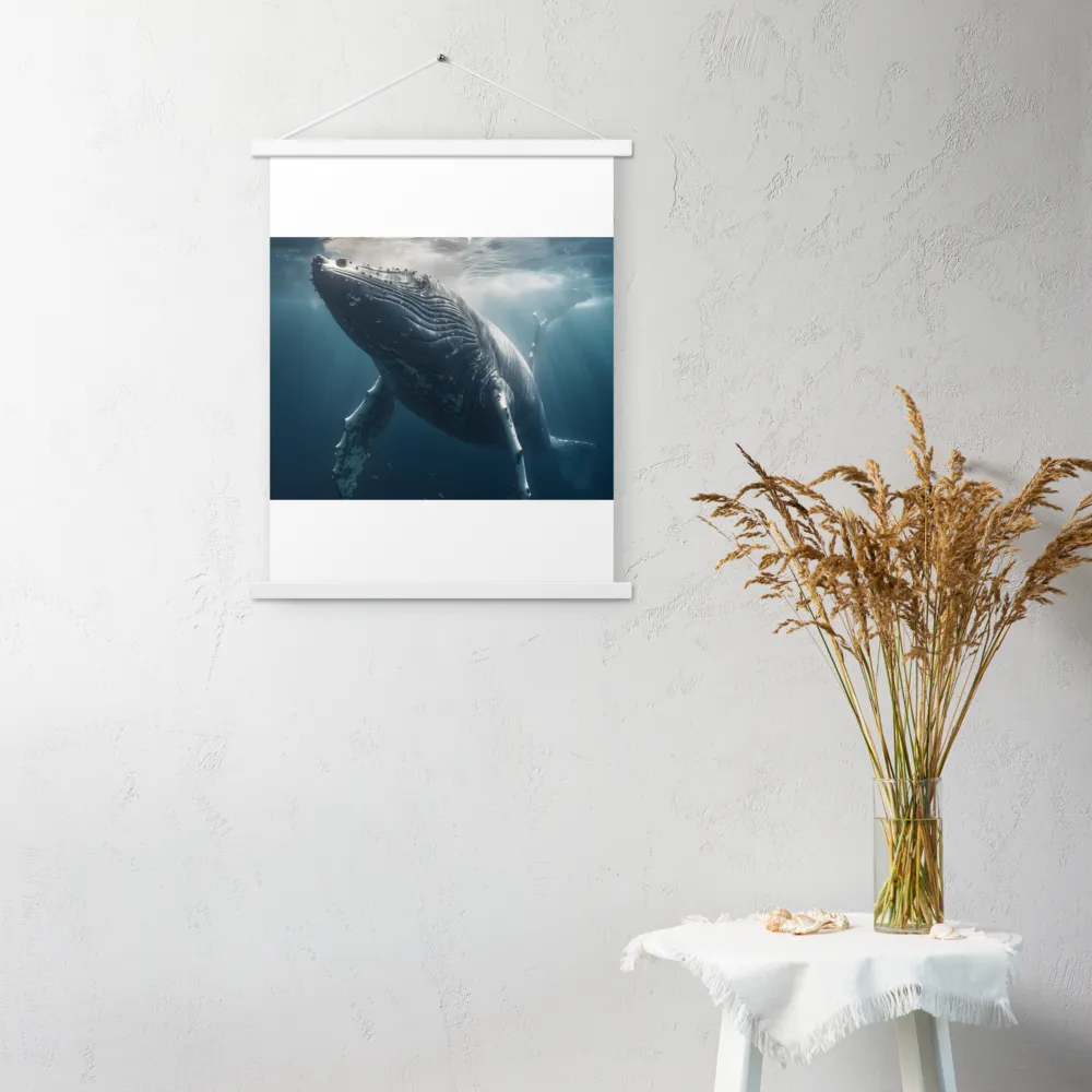 Graced by the Depths | Poster With White Wood Hanger | 18″×24″