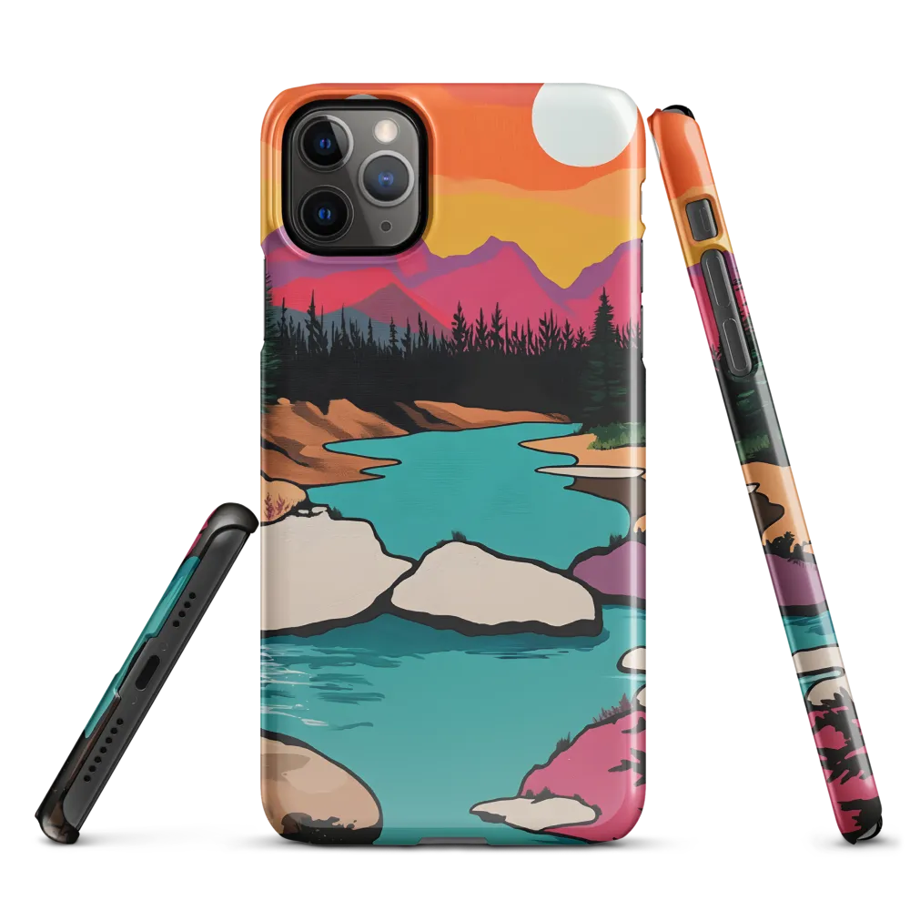 Dual Suns Over Serene Waters | Phone Case |  11 Pro Max | Snap Case | Glossy