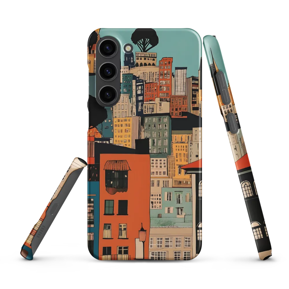 Urban Fusion: A Colorful Cityscape