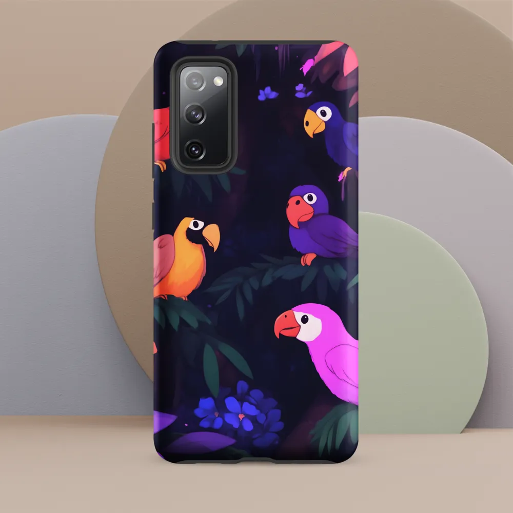 Tropical Parrot Playground | Phone Case |  S20 FE | Tough Case | Matte