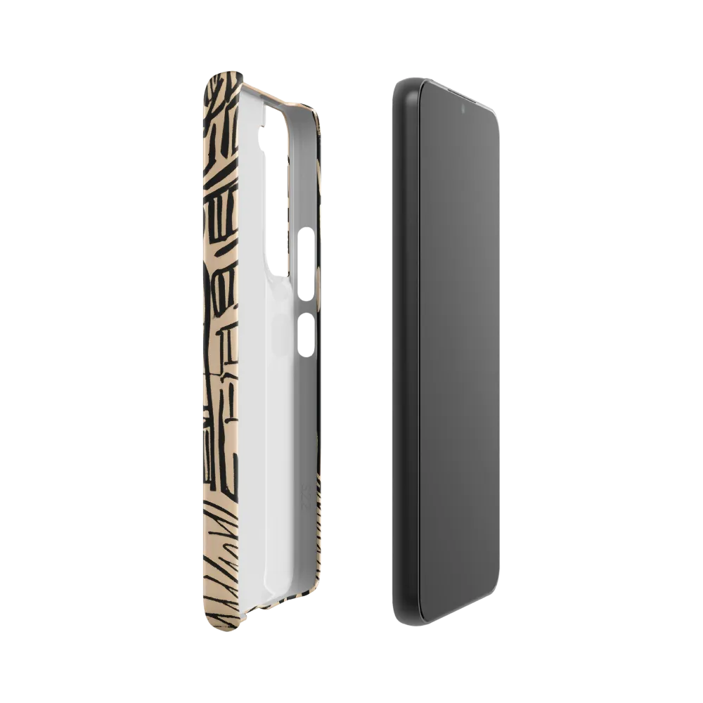 Echoes of Urban Life | Phone Case |  S22 | Snap Case | Matte