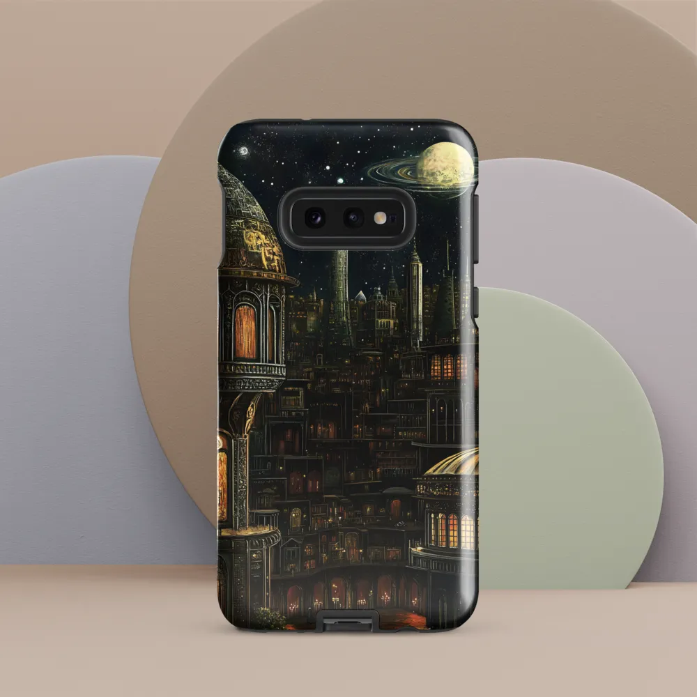 Celestial Enigma: A Surreal Cityscape