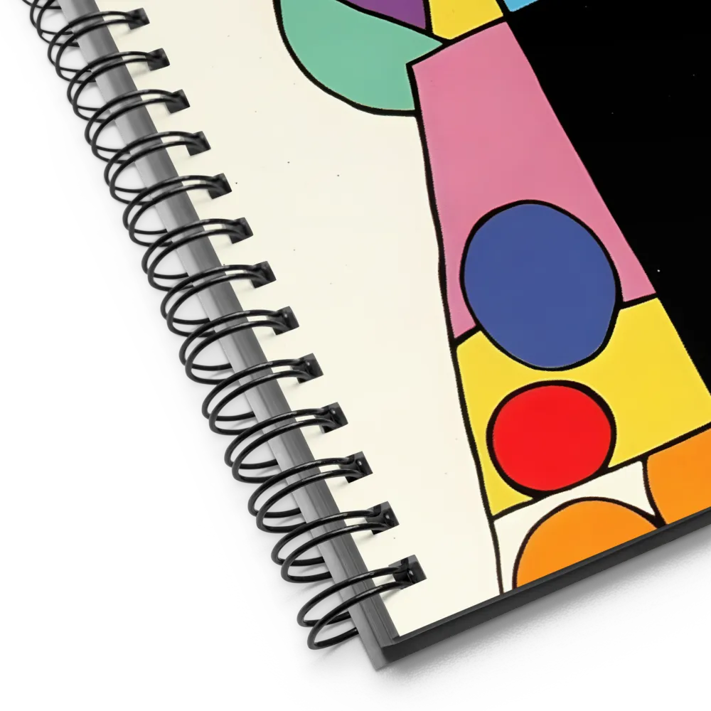 The Play of Shapes | Spiral Notebook