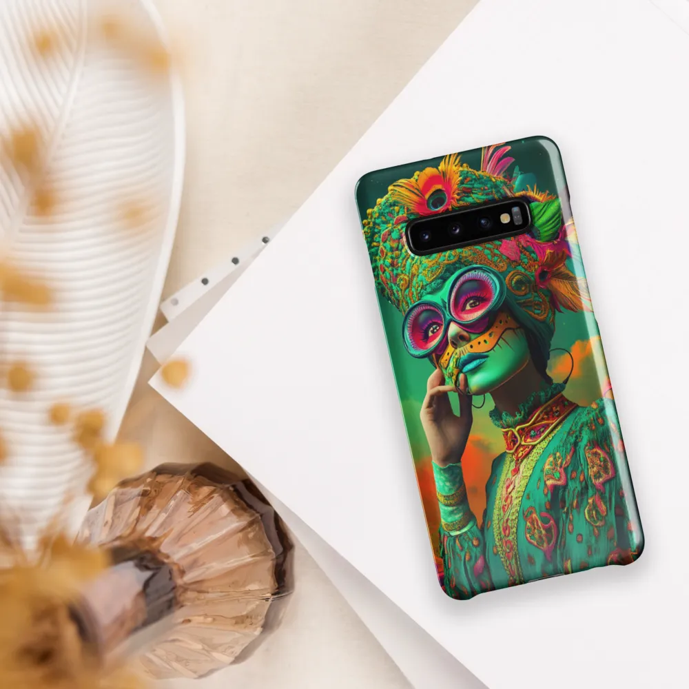 A Celebration of Color and Fantasy | Phone Case |  S10 Plus | Snap Case | Glossy