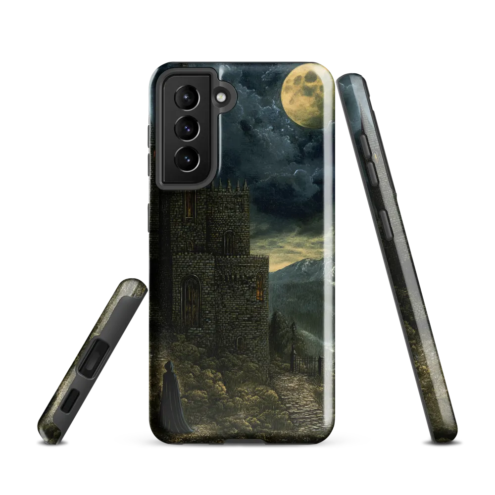 Whispers of the Moonlit Castle | Phone Case |  S21 | Tough Case | Glossy