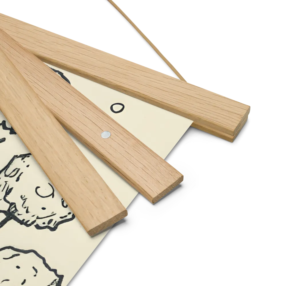 A Young Guardian of Nature | Poster With Oak Wood Hanger | 18″×18″