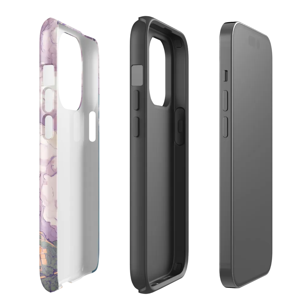 Serenity Over the Coast | Phone Case |  14 Pro | Tough Case | Glossy