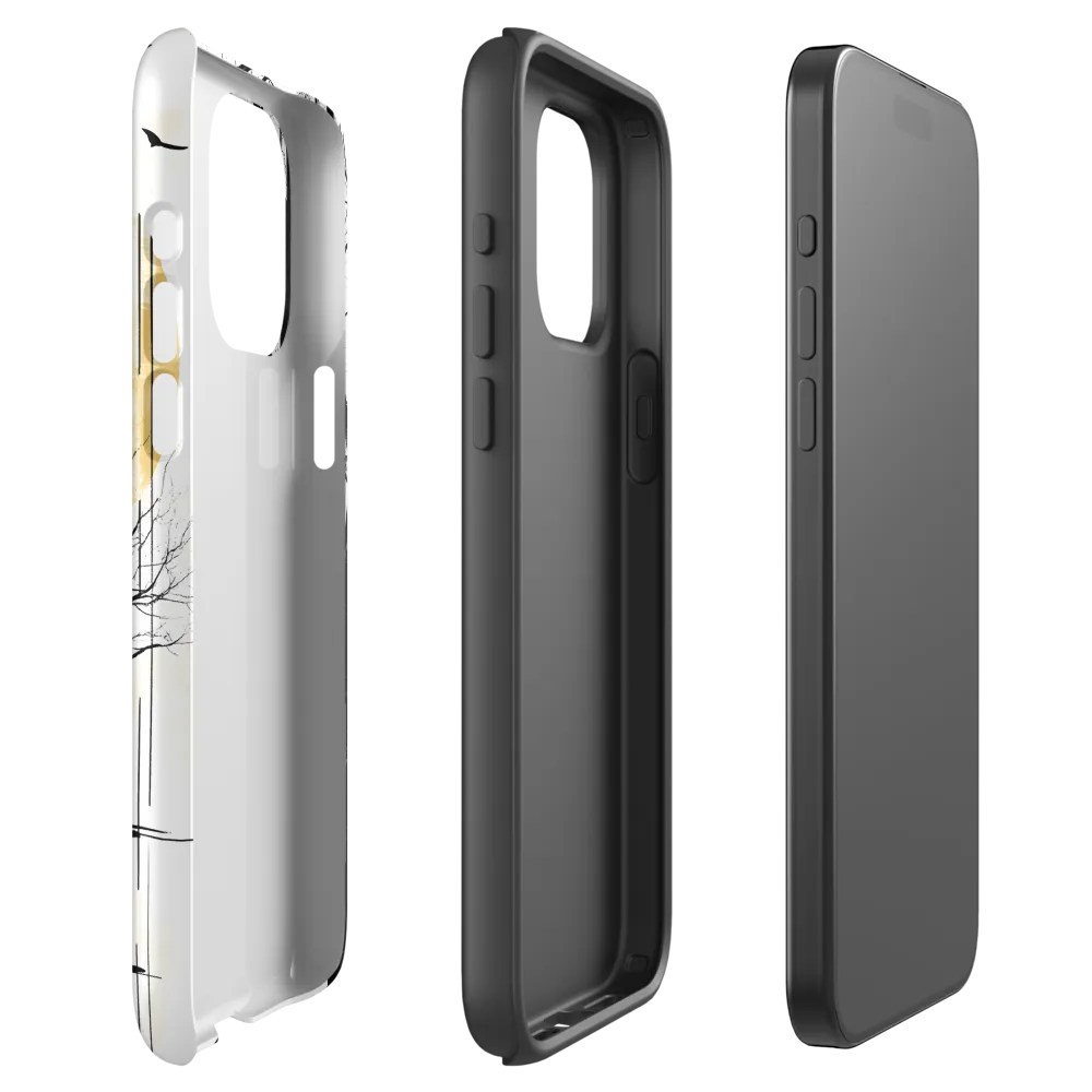 Solitude Under the Yellow Sun | Phone Case |  15 Pro Max | Tough Case | Matte