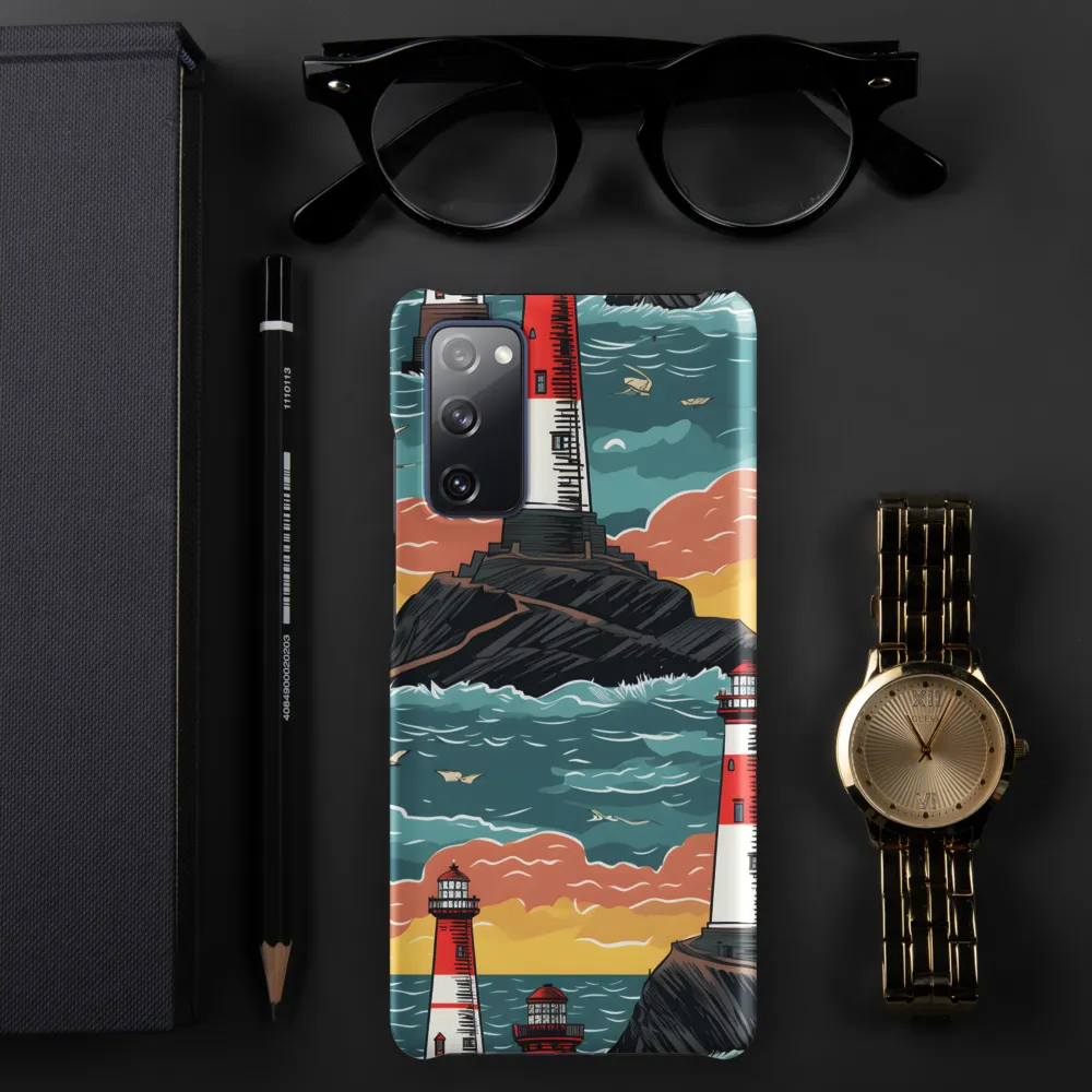 Lighthouses in a Whimsical Ocean
