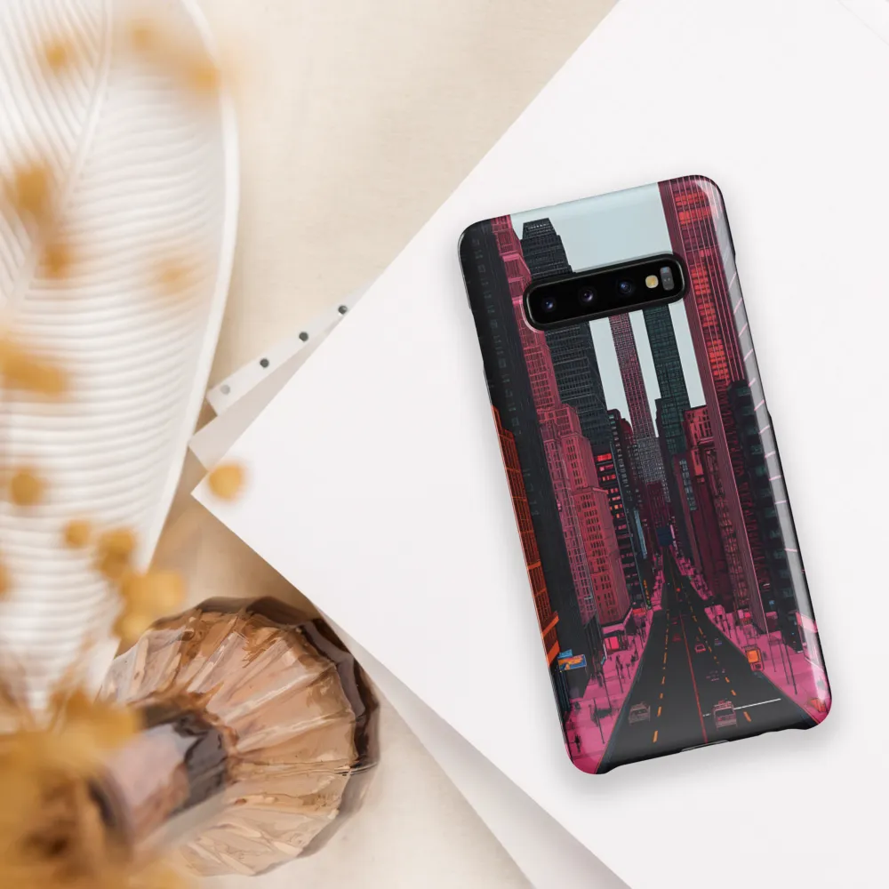 Urban Dreamscape: A Futuristic City | Phone Case |  S10 Plus | Snap Case | Glossy