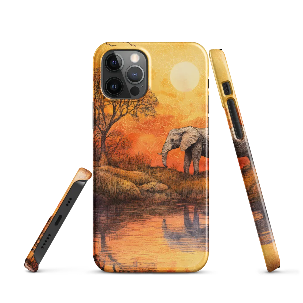 Elephant's Serenity at Dusk