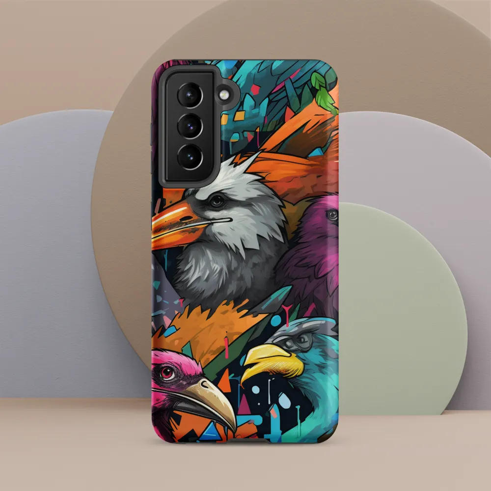 Avian Vortex: A Celebration of Color and Form