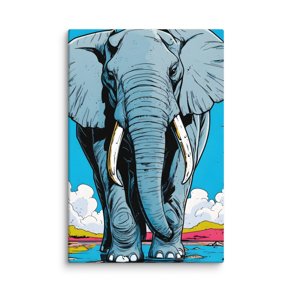 Majestic Presence: The Elephant | Canvas | 24″×36″