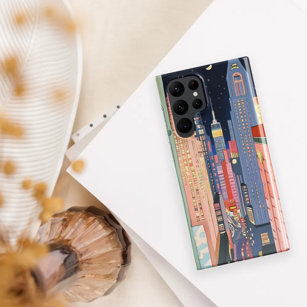 Urban Dreamscape: A Pop Art Night | Phone Case |  S22 Ultra | Snap Case | Glossy