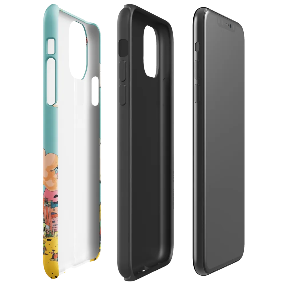 Urban Fantasia: A Whimsical Encounter | Phone Case |  11 Pro Max | Tough Case | Glossy