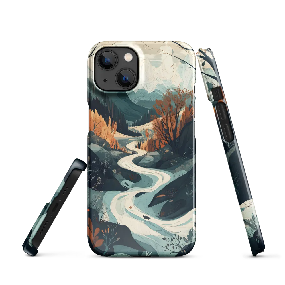 Winding Serenity: A Digital Landscape