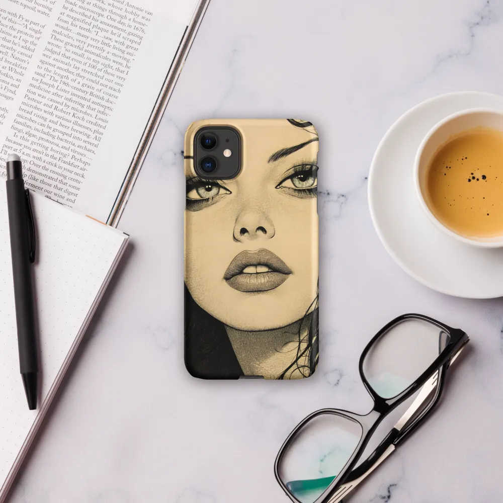 Enigmatic Gaze | Phone Case |  11 | Snap Case | Matte