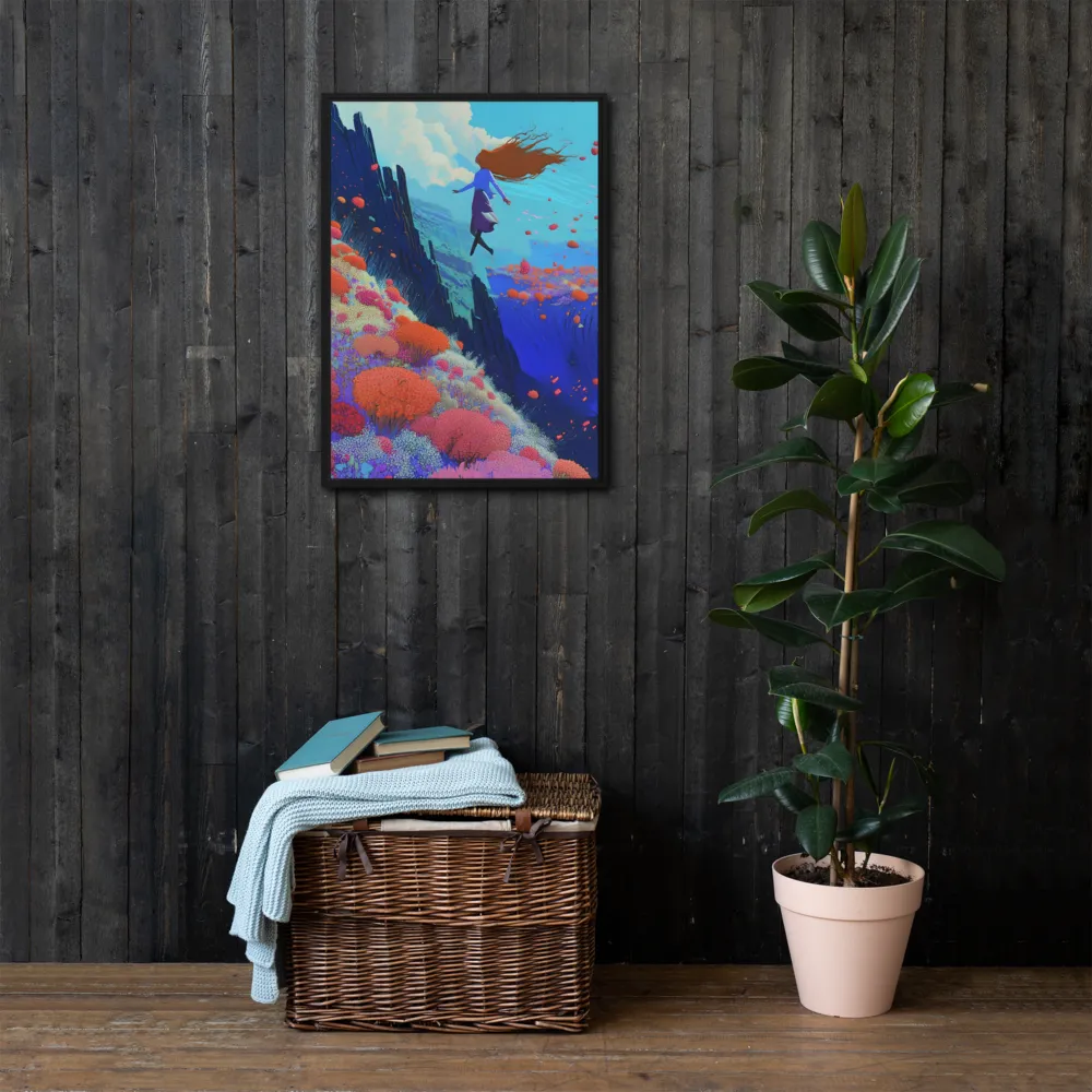 Whispers of Freedom | Canvas with Black Frame | 20″×28″