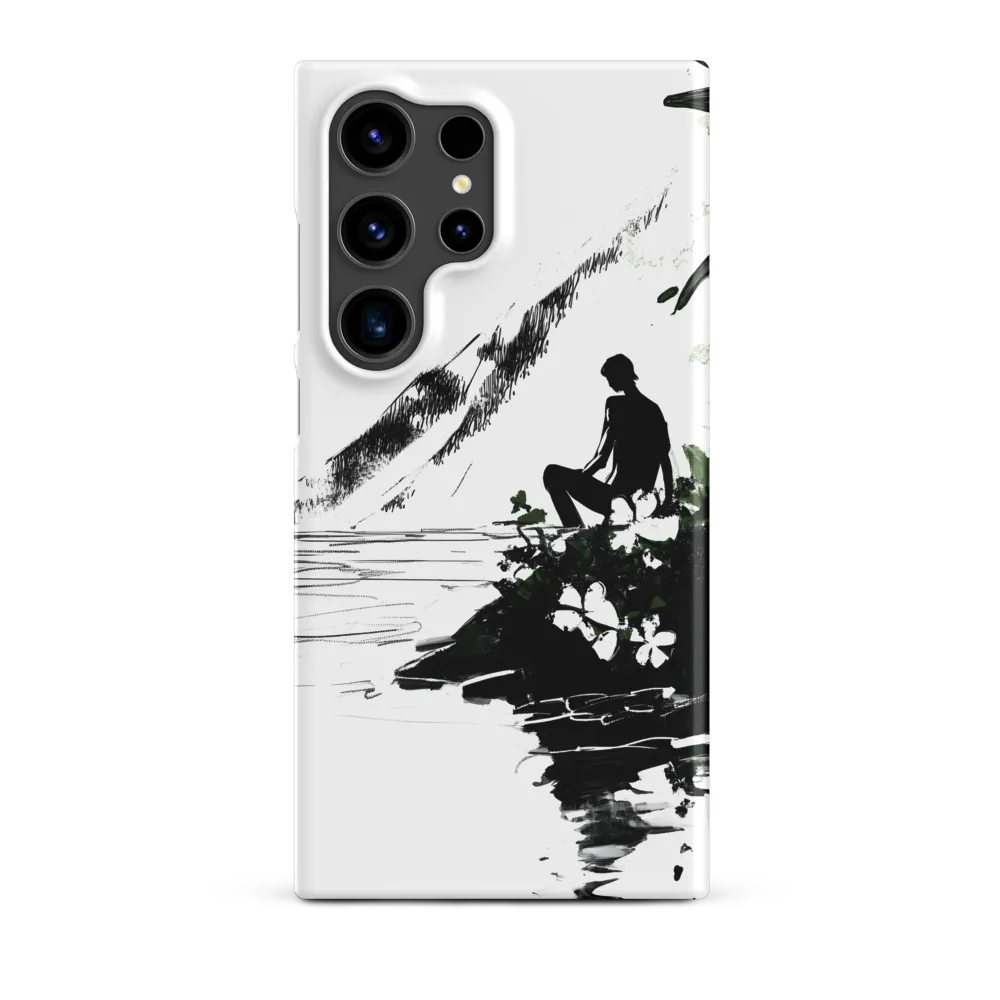 Contemplation by the Water | Phone Case |  S24 Ultra | Snap Case | Matte