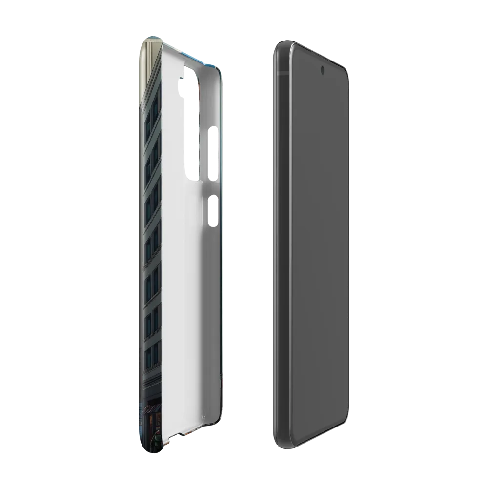 Futuristic Stroll through the Urban Skyline