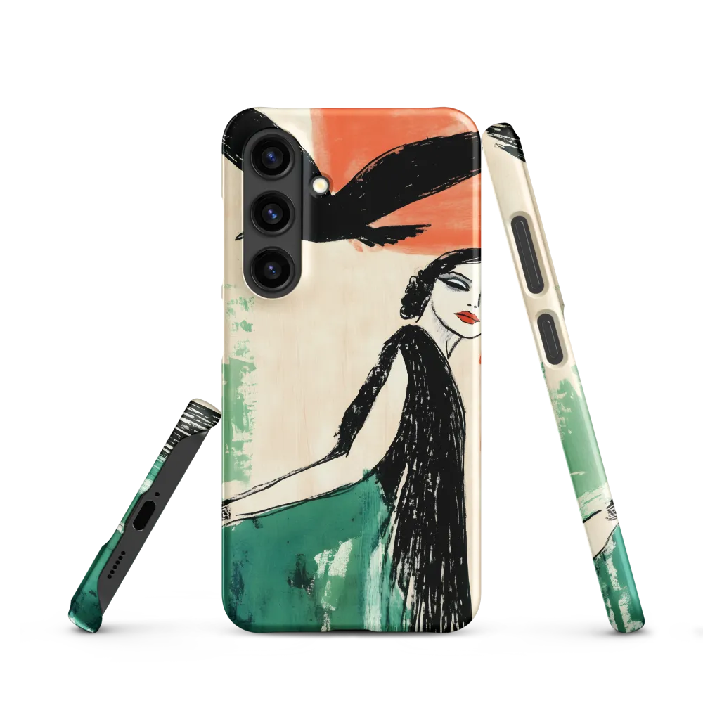 Elegance in Flight | Phone Case |  S24 | Snap Case | Matte