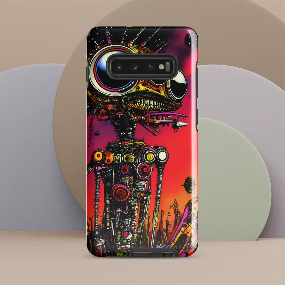 Futuristic Sentinel | Phone Case |  S10 Plus | Tough Case | Glossy