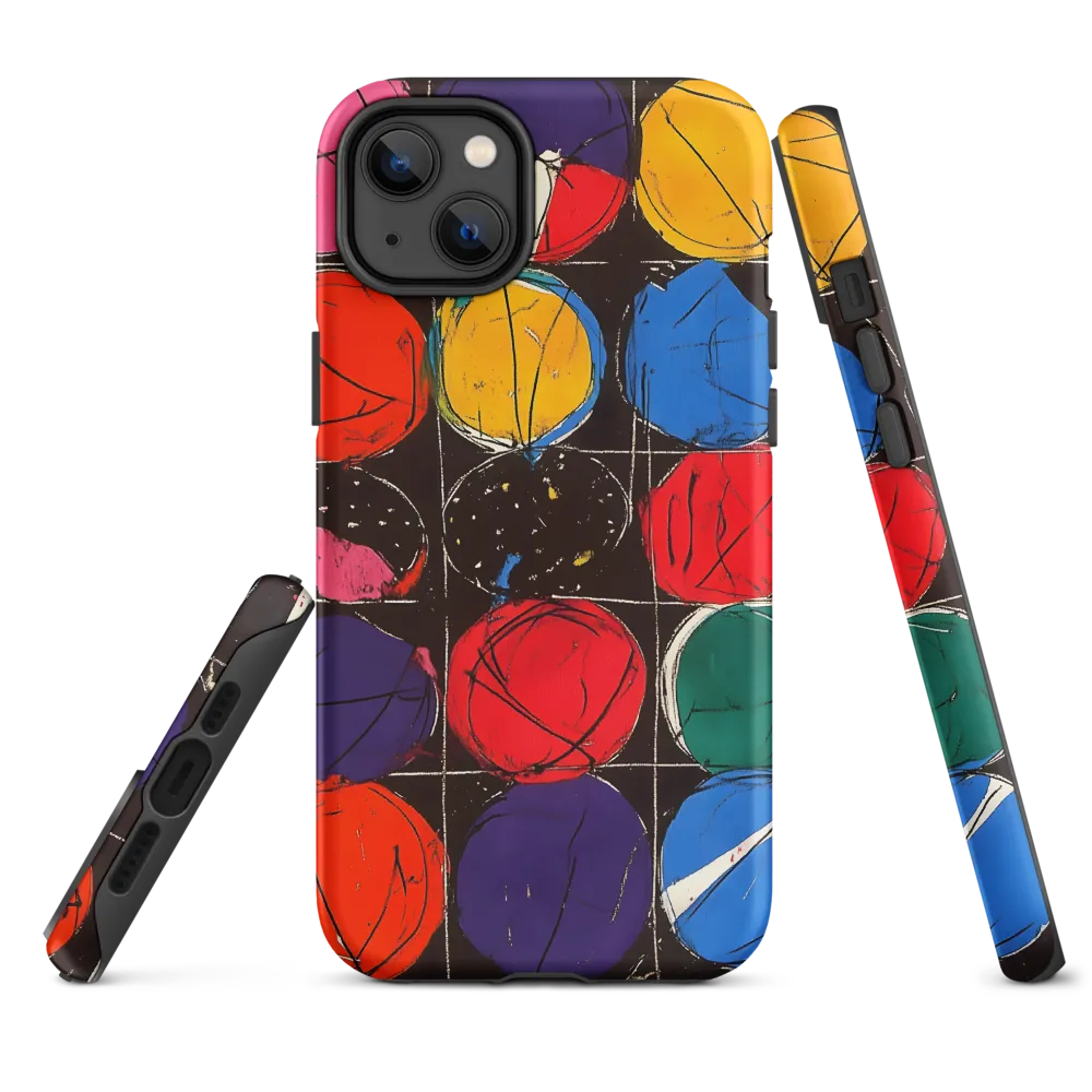 Colorful Circles in Abstract Harmony