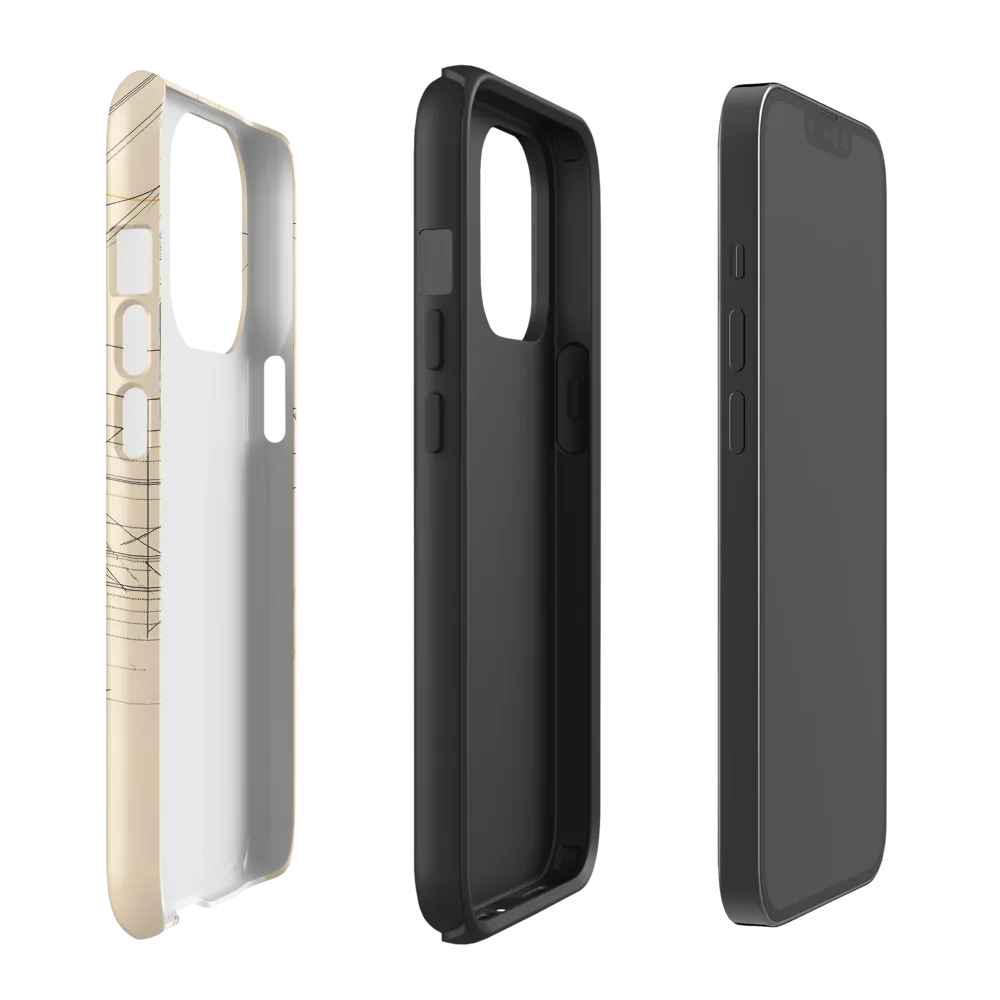 Abstract Profile: A Minimalist Exploration | Phone Case |  13 Pro | Tough Case | Matte