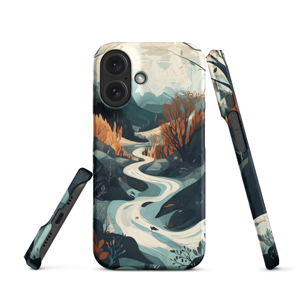 Winding Serenity: A Digital Landscape