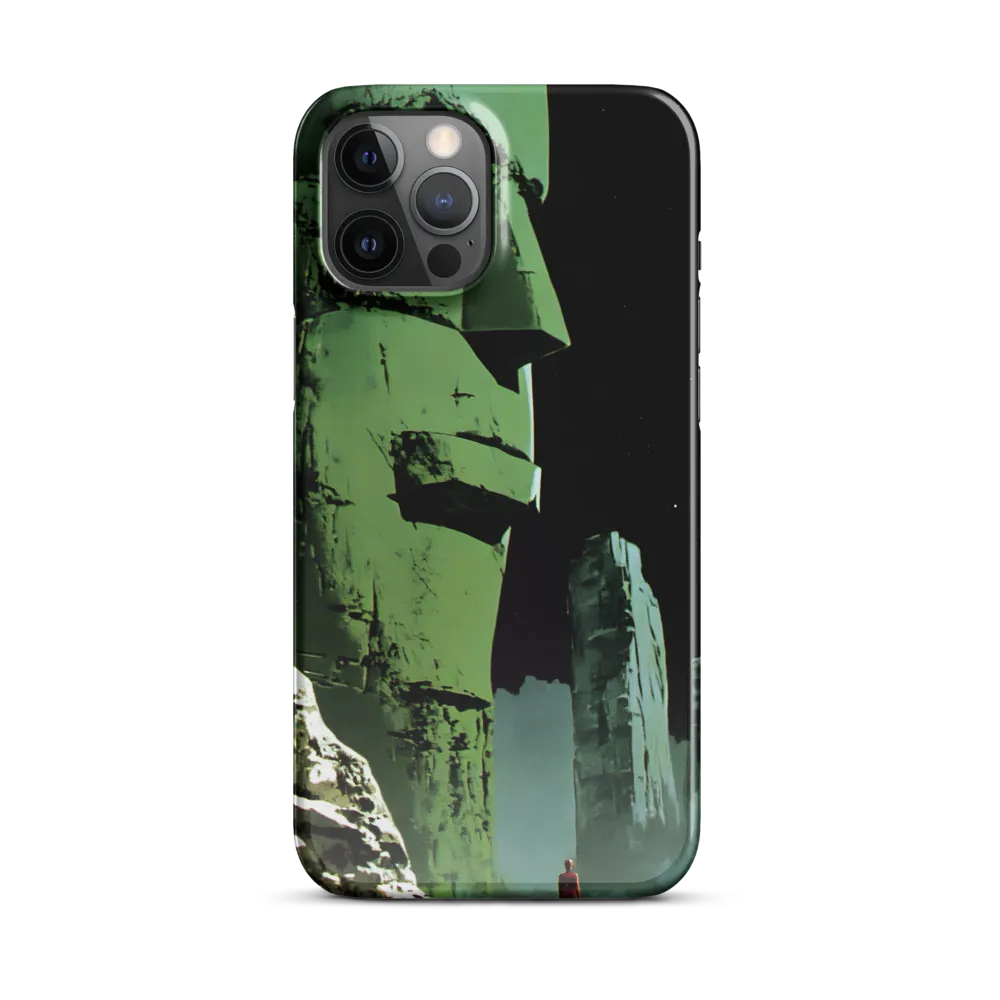 Green Colossus and the Lone Traveler