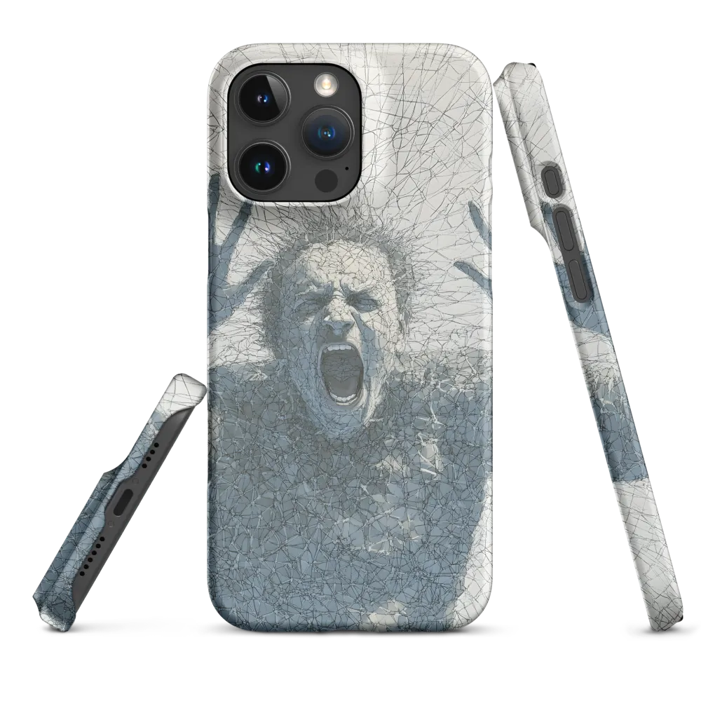 Breaking Free: An Expression of Anguish | Phone Case |  16 Pro Max | Snap Case | Matte