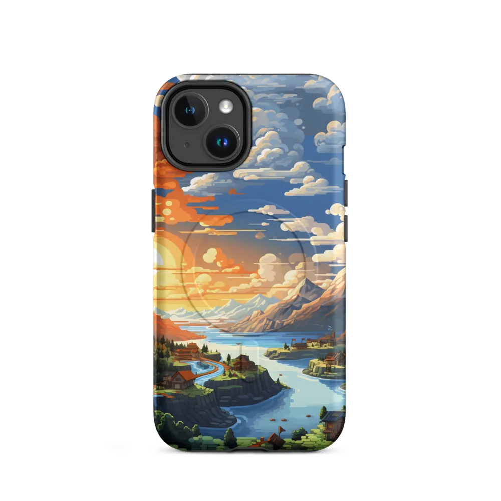 Tranquil Sunset Over Serene Landscape