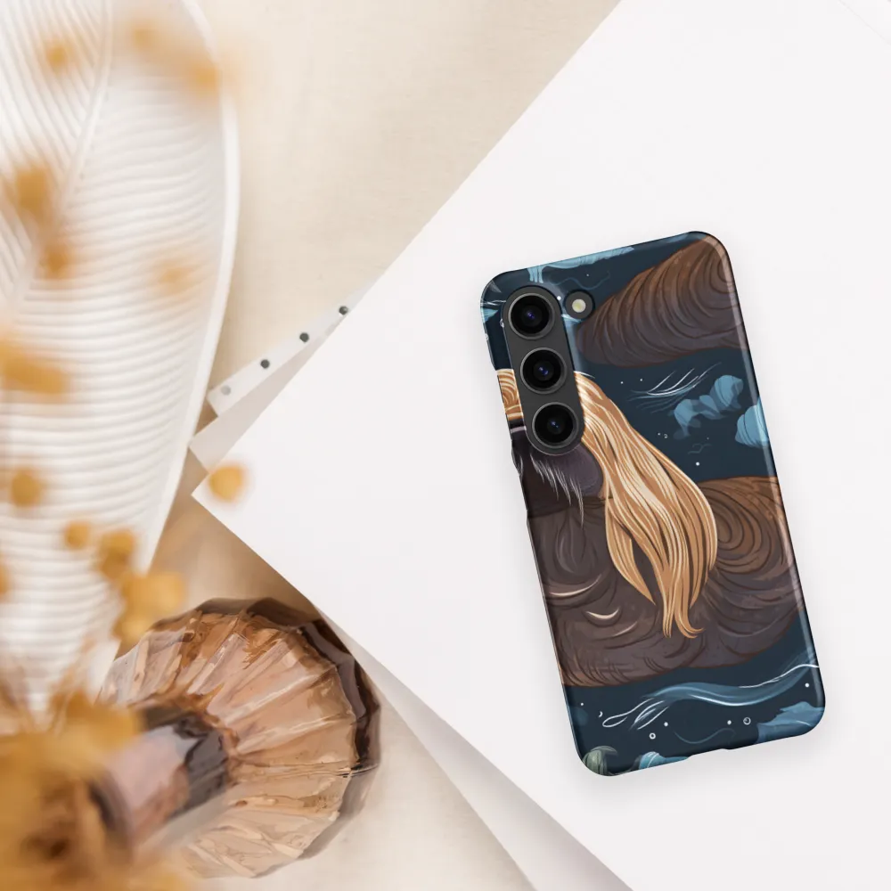 Whimsical Walruses in Deep Blue