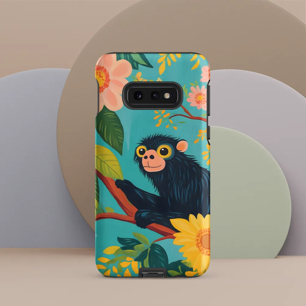 Joyful Encounter in a Floral Paradise