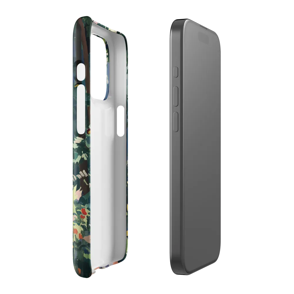 Flight of Light: A Serene Forest | Phone Case |  15 Pro | Snap Case | Glossy