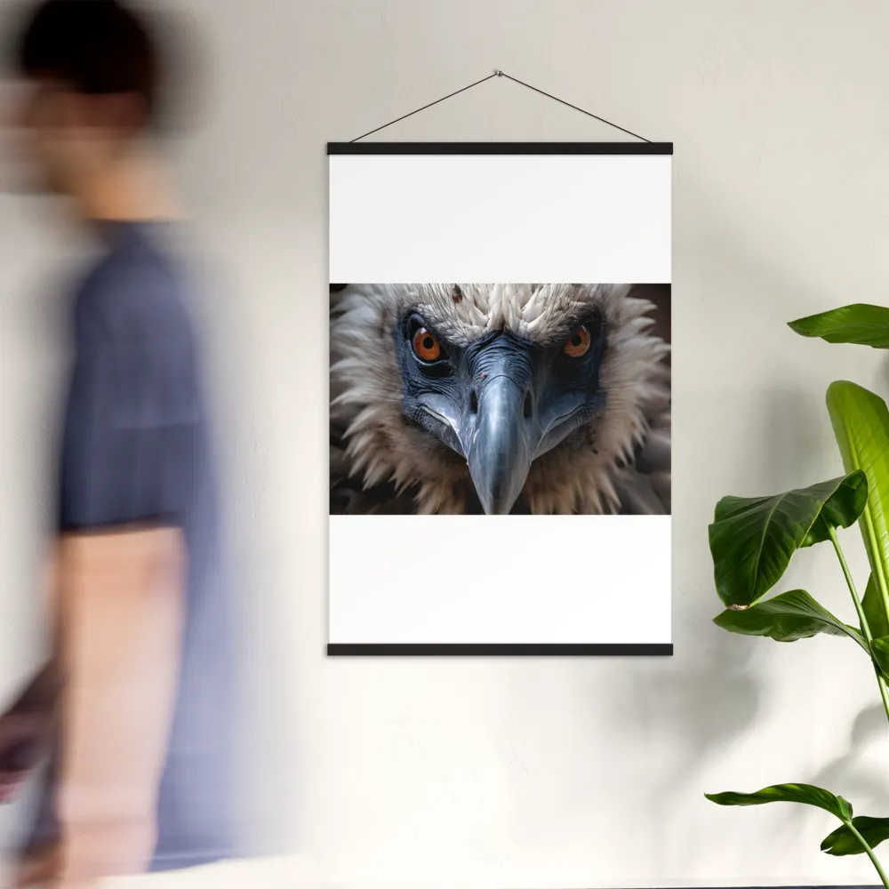The Gaze of Strength | Poster With Black Wood Hanger | 24″×36″