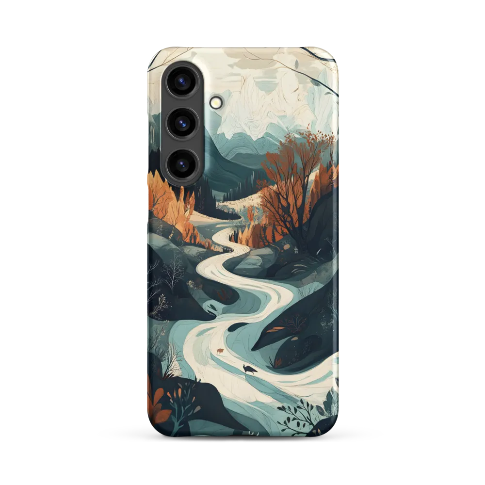 Winding Serenity: A Digital Landscape