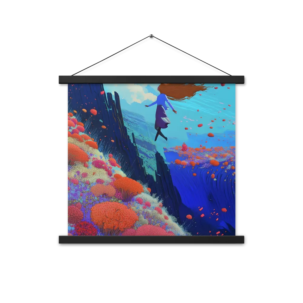 Whispers of Freedom | Poster With Black Wood Hanger | 18″×18″