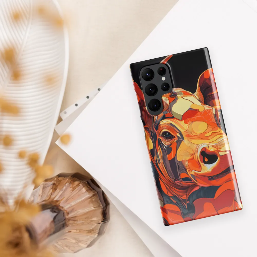 Modern Serenade: The Vibrant Cow