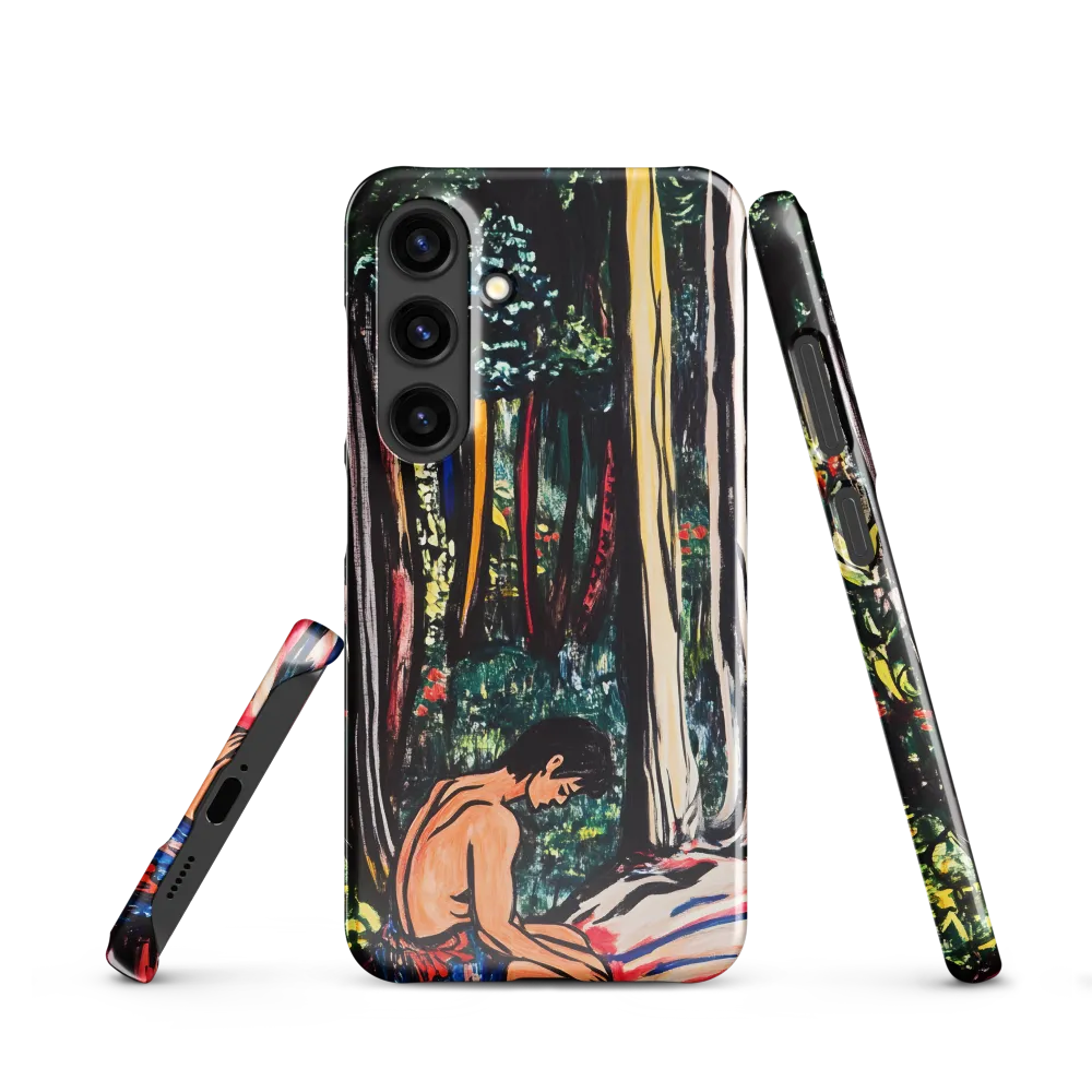 Contemplation in Nature | Phone Case |  S24 | Snap Case | Glossy
