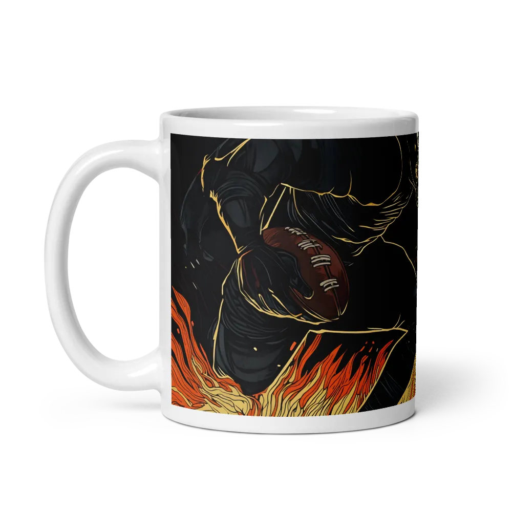 A Blaze of Glory: The Game in Motion | Mugs | Multiple Sizes & Colors